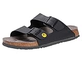 BIRKENSTOCK Arizona ESD, Sabot Unisex Adulti, Nero, 44 EU