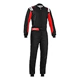 Sparco 002343NRRS3L Rookie Tuta da Kart, L, Nero/Re