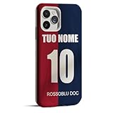 Cover Custodia per Cellulari - Telefonini - Smartphone morbida in tpu personalizzata con nome e numero calciatori squadra di calcio football tifosi ultras - idea regalo tifoso (TIFOSO GENOA)