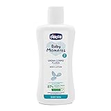 Chicco Baby Moments Crema Corpo Fluida con Latte di Mandorla, Crema Corpo Bambini, con Formula Naturale, 0+ Mesi - 200 ml