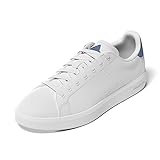 adidas Advantage Premium Leather Shoes, Sneakers Uomo, Ftwr White Ftwr White Crew Blue, 41 1/3 EU