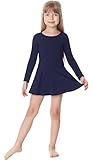 Merry Style Body Vestitino Ballerina Bambina e Ragazza MS10-138 (Blu Scuro, 128)