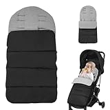 Sacco Termico Passeggino Universale, Coprigambe Passeggino Invernale, Sacco Termico per Bebè, Impermeabile Antivento Coperta Passeggino Invernale per da 0 a 3 anni Baby