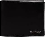 Calvin Klein Uomo Borsello Smooth Bifold in Pelle, Nero (Ck Black), Taglia Unica