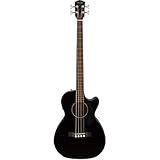 Fender CB-60SCE, Basso Acustico, Tastiera in Noce, Nero