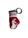 Lonsdale London MINI BOXING GLOVES Keyring Men Key Chain Mini Boxing Gloves Key Chain Red, dimensione:OneSize