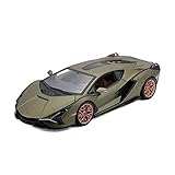 Bburago- 1:24 Lamborghini Sian FKP 37 verde