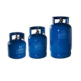 EUROCAMPING BOMBOLA Gas GPL 3KG Vuota Ricaricabile da Campeggio