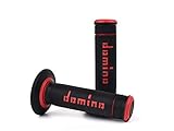 DOMINO Coppia MANOPOLE Xtreme Nero/Rossa off Road