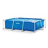 Intex 28270 Piscina Rettangolare, senza Pompa Filtro, Multicolore, 220 x 150 x 60 cm