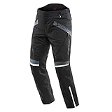 Dainese - Tempest 3 D-Dry Pants, Pantaloni da Uomo Moto Touring, Membrana Impermeabile, Interno Termico Removibile, Protetezioni sulle Ginocchia, Nero/Nero/Ebano, 50