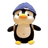 Cuscino in Peluche Pinguino, Peluche Giocattolo Pinguino, Pinguino Pupazzi Grande, Pinguino Peluche Bambola, Peluche Kawaii Plushie per Coccolare e Giocare, Animali di Peluche per Bambini (25cm)