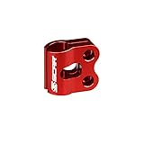 SCAR Morsetto Tubo Freno Anteriore Compatibile con HONDA CR CRF 125 250 450 250RX 450RX 250X 450X 150L 250L/M 250RALLY 04-23, Rosso