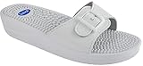 Scholl New Massage, Sandal Donna, Bianco, 37 EU