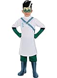 Funidelia | Costume Romeo PJ Masks per bambino Super Pigiamini, Gattboy, Gufetta, Geco - Costume per bambini e accessori per Feste, Carnevale e Halloween - Taglia 5-6 anni - Bianco