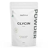 L-Glicina in Polvere vegana 1 kg alto Dosaggio - Vegan Glycin Powder - Amminoacido senza Additivi 1000 g - anche per dolcificare come Sostituto dello Zucchero - Made in Germany