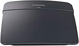 Linksys E900 Router Wireless-N WiFi 4 N300, router per videogiochi e streaming online rapidi, con 4 porte Ethernet, velocità fino a 300 Mbps e funzionalità di sicurezza avanzate con firewall SPI