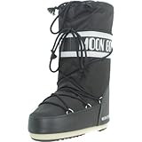 Moon Boot 140044, Stivali Invernali Unisex, Materiale suola: Gomma, Nero (Nero), 35-38