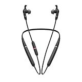 Jabra Evolve 65e In-Ear Headphones – Unified Communications Optimised Active Noise Cancelling Bluetooth Earbuds – Tutte Le Piattaforme, Nero