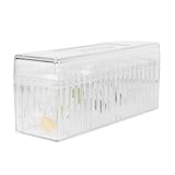 Clear Acrylic Jewelry Box - Necklace Organizer with 20 Rust-Proof Bags | Versatile Jewelry Storage Box for Earrings, Rings, Bracelets, Necklaces | Sleek Acrylic Organizer for Efficient and Chic Jewelr