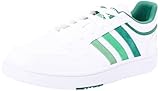 adidas Hoops 3.0 Low Classic Vintage Shoes, (Football) Uomo, Ftwr White Collegiate Green Green, 41 1/3 EU