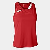 Joma Maglia a Bretelle Montreal Maglietta, Rosso, M Donna