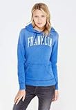 Franklin and Marshall Felpa Donna con Cappuccio FLWVA563W15 Bluette XL