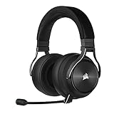 CORSAIR VIRTUOSO RGB WIRELESS XT Cuffie da Gioco Multipiattaforma con Bluetooth - Dolby Atmos - Microfono Omnidirezionale - Compatibili con iCUE - PC, Mac, PS5, PS4, Nintendo Switch, Mobile - Ardesia