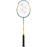 Yonex Nanoflare E13 Racchetta da Badminton (Strung) 3U5 (TURQUOISE/GIALLO)