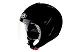 Airoh Open Face Casco, Nero Opaco, L