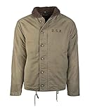 Mil-Tec US Navy Deck Jacket N-1 Oliv Giacca, 42 Unisex-Adulto