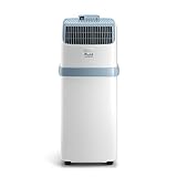 De Longhi Pinguino Compact ES72 YOUNG, Condizionatore Portatile Silenzioso 8.300 BTU/h, 2.1 kW, 60m3, Gas R290, Funzione Deumidificatore, Timer 24 ore, Classe Energetica A, Bianco