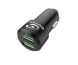 Coyote – Caricatore accendisigari 2 USB – Ricarica simultanea di 2 dispositivi – Cavo USB a Micro USB incluso – Compatibile con Coyote Mini, S, NAV, NAV+ e Smartphone