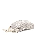 martini SPA - Massage Natural - Pietra pomice sintetica per pedicure con cordino, vetro cellulare, forma ergonomica, 10x5x3 cm, 26g, 1 unità