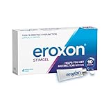 Eroxon - StimGel per problemi di erezione - Ti aiuta ad avere un erezione in 10 minuti - Trattamento discreto - Compatibile con preservativi in lattice e lubrificanti - 4 tubetti monodose