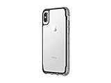 Griffin Survivor Clear Custodia per iPhone X, Nero (Noir/Fumé/Transparent)