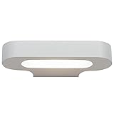 Artemide Talo Lampada da Parete, LED, 20 watts, 2700°K, Bianco, alluminio