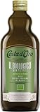 Costa d Oro – Il Biologico 1L. Olio extravergine di oliva non filtrato, estratto a freddo, prodotto secondo i metodi della filiera biologica. Bottiglia da 1 litro.