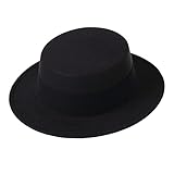 Costume Adulto Cappello Spagnolo Nero Matador Cappello (Nero 5)