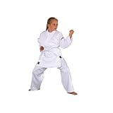 KWON, Kimono Bambino Karate Basic, Bianco (Weiß), 120cm