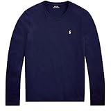 Ralph Lauren T-Shirt Uomo Underwear Blu LS Crew Neck