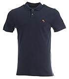 Abercrombie & Fitch Polo da uomo, blu navy, S