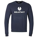 Belstaff Signature Crewneck Sweatshirt Dark Ink, blu, XXXL