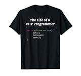 Camicia programmatore PHP con codice di programmazione Maglietta