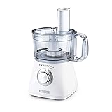 Ariete 1769 Robomix Compact - Robot da cucina - 2 Litri - Set Accessori per Tritare, Affettare, Montare, Impastare, Emulsionare - 500 Watt - Bianco