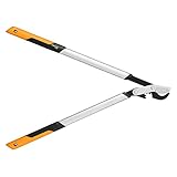 Fiskars Troncarami bypass, PowerGear X, Acciaio antiaderente, Ø di taglio: 5 cm, 80 cm, L, Nero/Arancione, LX98, 1020188