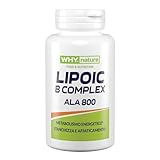 WHY NATURE LIPOIC COMPLEX - Acido Alfa Lipoico 800 mg ad Alto Dosaggio - Integratore Alimentare con Vitamina B6, Vitamina B12 e Niacina - 90 Compresse