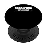 Dogsitter Dogsitting Entrepreneur funny men women PopSockets PopGrip Intercambiabile