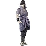 Bandai - Anime Heroes - Figura Sasuke Uchiha - Naruto Shippuden - Figura Anime Heroes da 17 cm - Licenza ufficiale Naruto - Figurina snodata di Sasuke - Giocattolo per bambini dai 4 anni in su - 36902