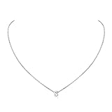 ChicSilver Collanina Argento 925 Donna Iniziale Collanina con Lettera Argento S Collane in Argento con Iniziale S con Confezione Regalo